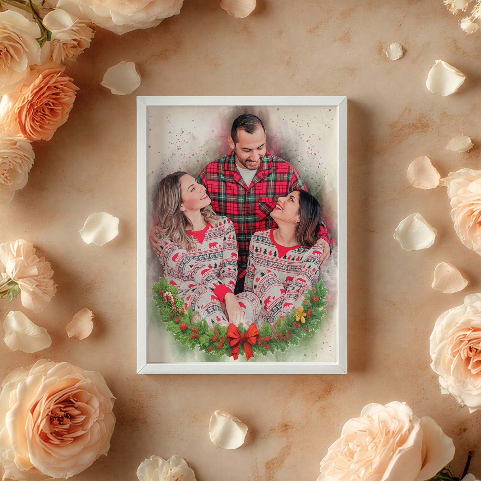 Коледен портрет - венец