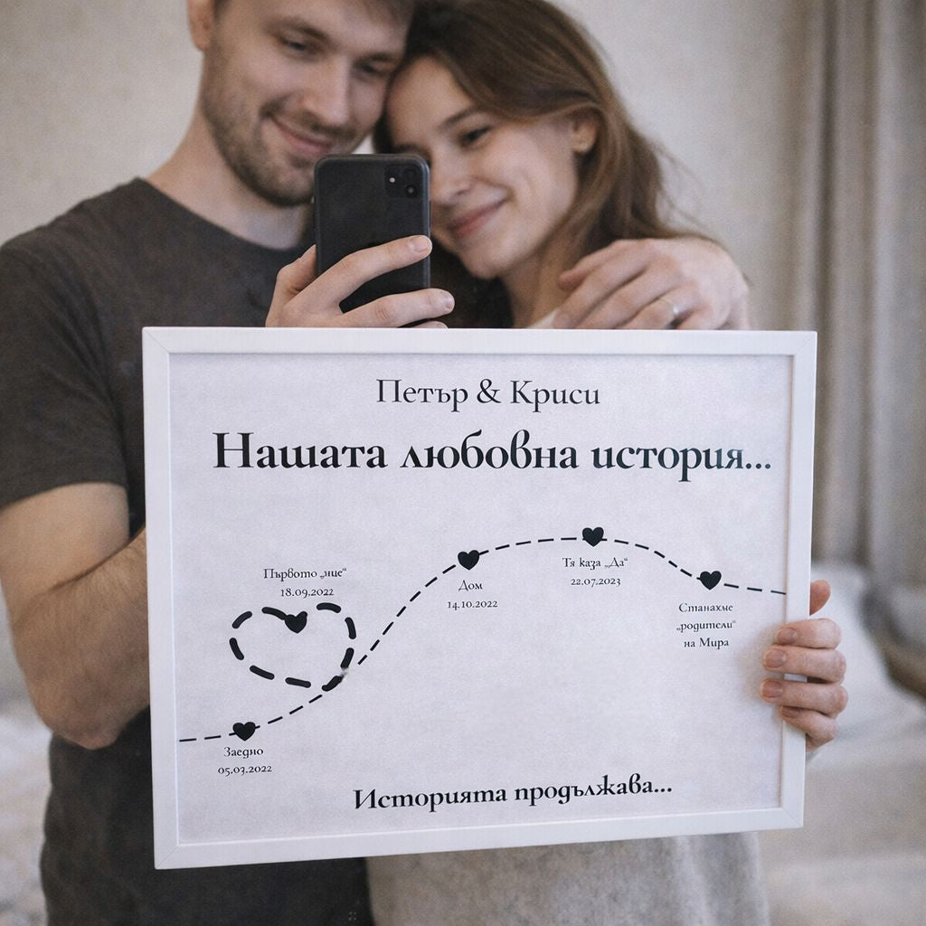 Подарък за Свети Валентин - „Нашата любовна история“,