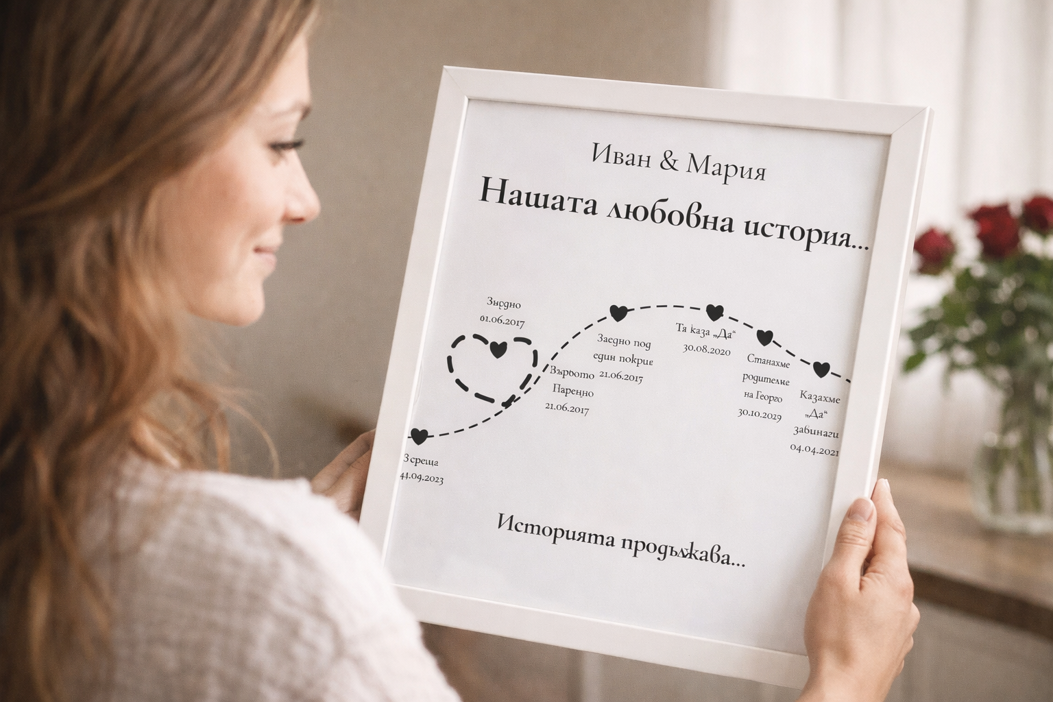 Подарък за Свети Валентин - „Нашата любовна история“,