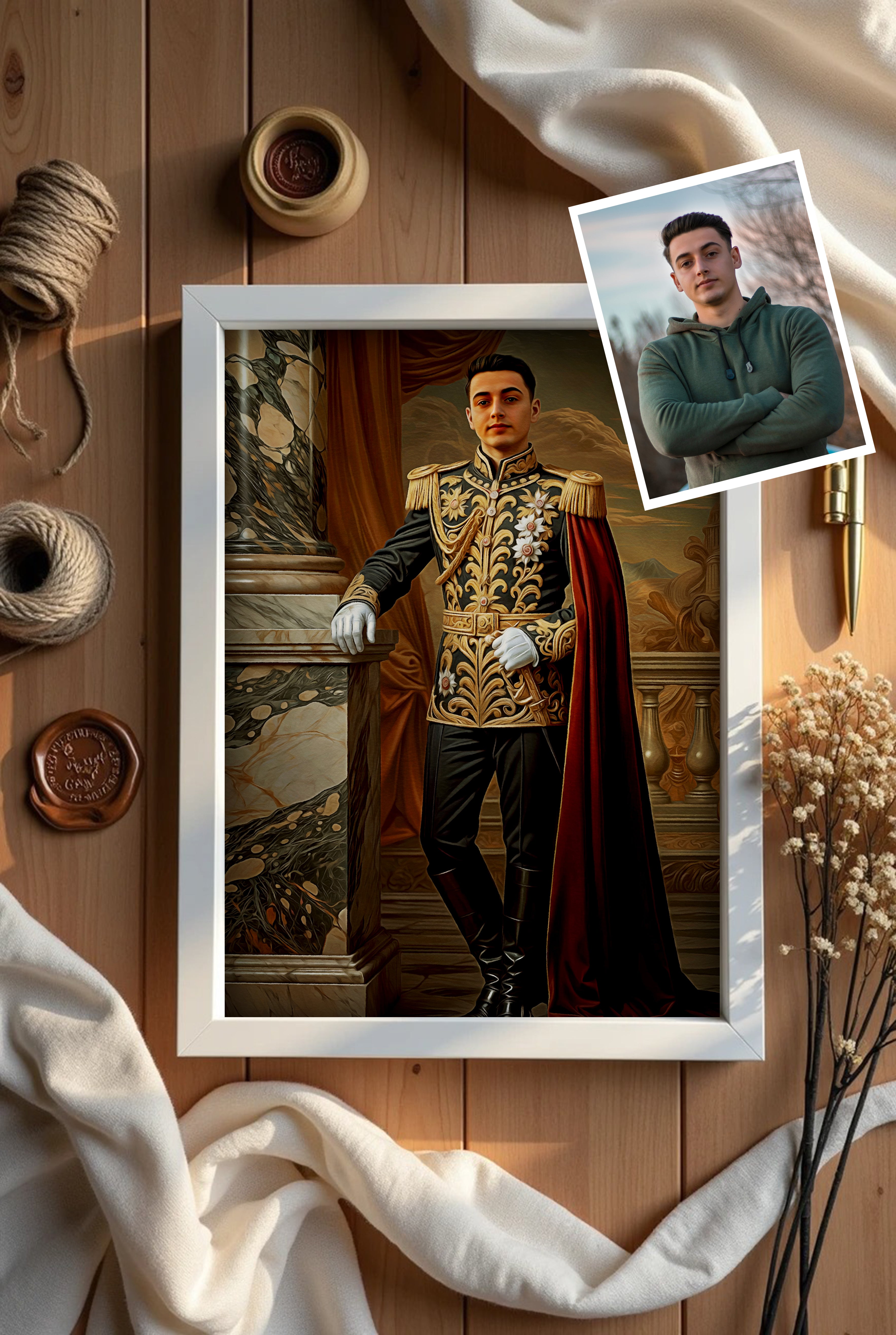 The King - кралски портрет за него