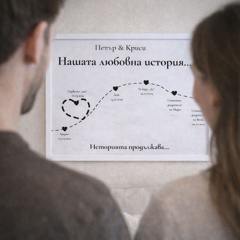 Подарък за Свети Валентин - „Нашата любовна история“,