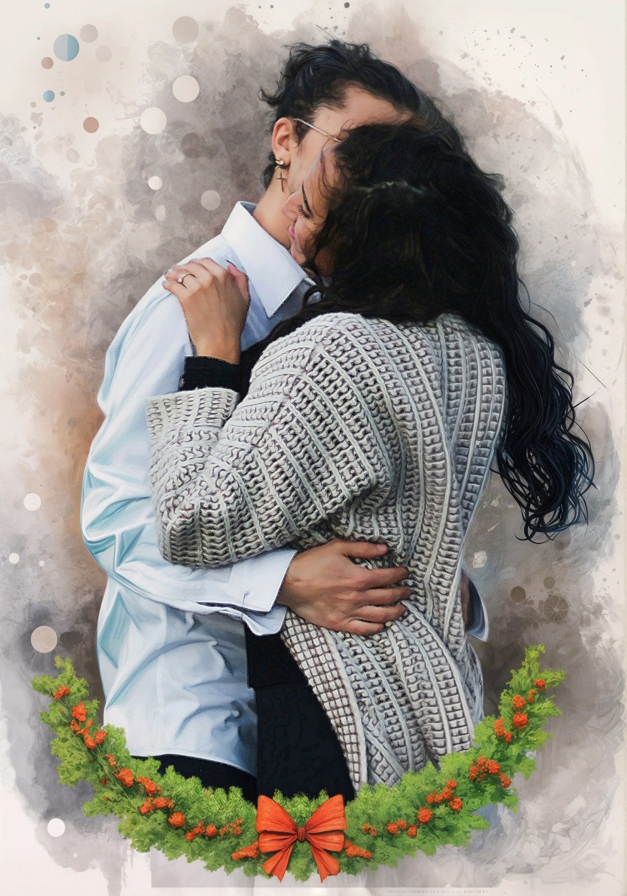 Коледен портрет - венец